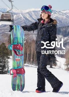 【未使用】X-girl Burton コラボ ウェア上下(ジャケット&パンツ)のサムネイル