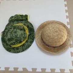 幼児コットン帽子50 麦藁帽子52 サイズ　帽子のサムネイル