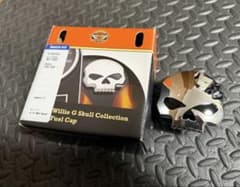 美品 ハーレー純正 ウィリーG スカル フューエルキャップ 61100125A