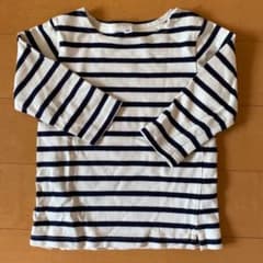 無印良品　ボーダーカットソー ロンTのサムネイル