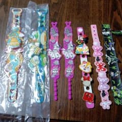 ディズニーリゾートカラフルバンド７点セット