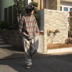 超ワイド‼️ ワイドスラックス 生成りのサムネイル