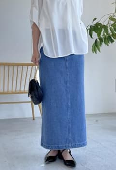 un dix cors  デニムナロースカートのサムネイル