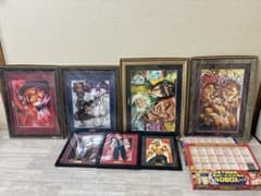 【超希少】刃牙 直筆サイン&拇印付き複製原画 額装セット　刃牙消し 超希少】刃牙 直筆サイン&拇印付き複製原画 額装セット 刃牙消し