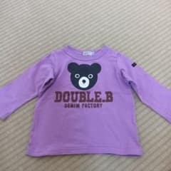 DOUBLE.B パープルTシャツ 80サイズのサムネイル