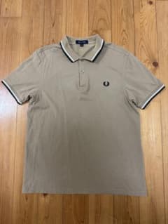 FRED PERRY ベージュ ポロシャツ Lのサムネイル