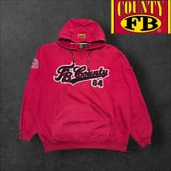 FB county 2XL パーカー b-boy チカーノ 西海岸 - メルカリ
