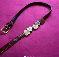 MOSCHINO women's belt with designer buckle.