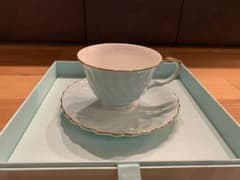 【レモンジーナ様】JINSANT 金三塔 カップ＆ソーサーとスカーフのサムネイル