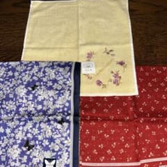 レディースハンカチ　3枚セット