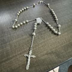 DOLCE&GABBANA ロザリオ ネックレス sv925 - メルカリ
