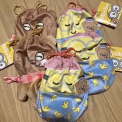 ミニオン ぬいぐるみ 巾着　ボブ＆ティム 5個セット