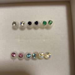 1セット2200円k10天然石ピアスのサムネイル