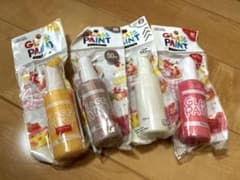 ガラスペイント/ガラス絵の具 4色セット 各50ml (赤・白・黄・茶)のサムネイル