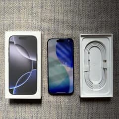 【美品 写真多め】16ProブラックSIMフリー 256GB 即発送iPhoneのサムネイル