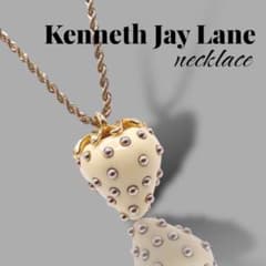 Kenneth Jay Lane ケネスジェイレーン　いちご　アクセサリーポーチ Kenneth Jay Lane ケネス・ジェイ・レーン ネックレス いちご 苺