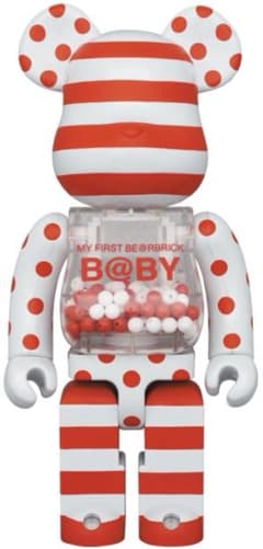 MY FIRST BE@RBRICK B@BY RED & SILVER - メルカリ
