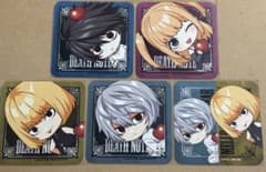 DEATH NOTE デスノート カラオケの鉄人 コースター 5点セット