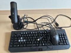 PCゲームを始める方にお勧めゲーミングキーボードマウスマイク3点セット付き！のサムネイル