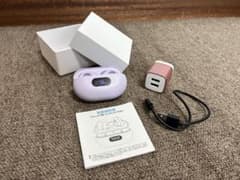 ワイヤレスイヤホン ラベンダー色のサムネイル
