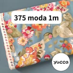 375 moda 水彩画タッチのパッチワーク生地