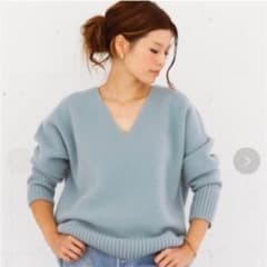ウールカシミヤSmooth Vネックニット　ドゥーズィエムクラスのサムネイル