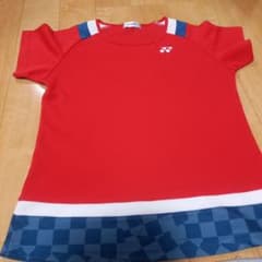 YONEX バドミントンウェア S レッドのサムネイル