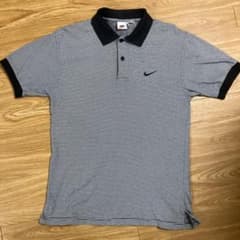 NIKE ポロシャツ ボーダー柄 メンズ - メルカリ