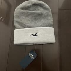 Hollister ニット帽 ビーニー グレー　ホリスターのサムネイル