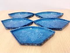 【未使用品】有田焼 扇型 皿 5枚セット 和食器のサムネイル