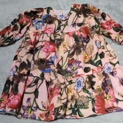 花柄　ワンピース　90〜100センチのサムネイル