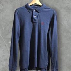 Polo Ralph Lauren ネイビー 長袖ポロシャツ Mのサムネイル