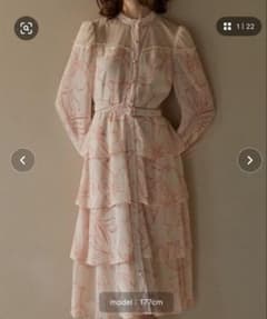 ERADIE プリントラッフルティアードワンピースのサムネイル