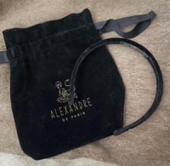 ALEXANDRE DE PARIS ブラックヘアバンドのサムネイル