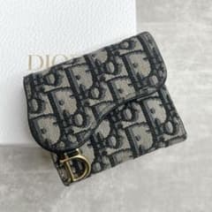 大人気✨Christian Dior サドル オブリーク ロータス3つ折り 財布のサムネイル