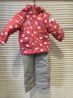 子供　女の子　スキーウェア上下　キティーちゃんのサムネイル