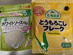 和光堂ホワイトソース／北海道産とうもろこしフレークのサムネイル