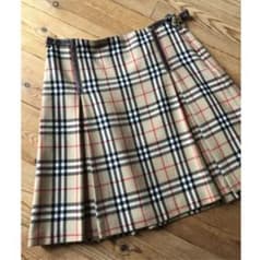 【美品】BURBERRY BLUE  LABELチェック ミニスカートのサムネイル