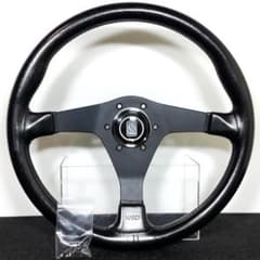 美品 ナルディ ガラ3 レザーステアリング 正規品 新品ホーンボタン