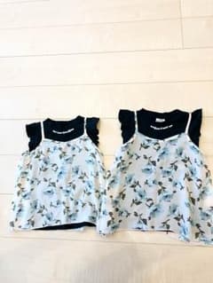 お揃い シフォンキャミ&Ｔシャツ おそろい 姉妹のサムネイル