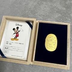 【F-10143】 ディズニー ミッキー K24 純金小判 10.2g 木箱 証明カード付 DISNEY 24金 小判 ミッキーマウス  2025年最新Yahoo!オークション -小判 純金の中古品・新品・未使用品一覧