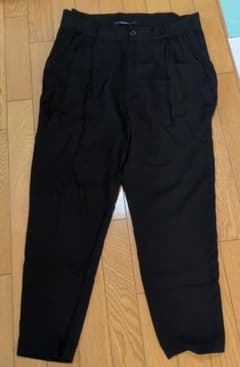 リミフゥ　LIMI feu ヨウジヤマモト サルエルパンツ 黒　テンセル 日本 リミフゥ LIMI feu ヨウジヤマモト サルエルパンツ 黒 テンセル - メルカリ