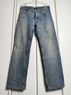 名作 ヘルムートラング 本人期 ペンキ デニム HELMUT LANG 99年 - メルカリ