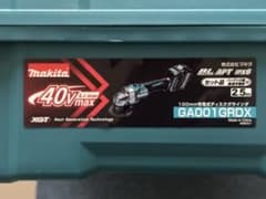 新品未使用品　マキタ充電式ディスクグラインダGA001GRDX（40v max）のサムネイル