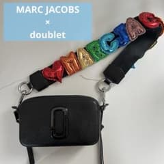 マークジェイコブス doublet ストラップ スナップショット トート