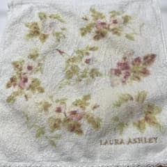 LAURA ASHLEY 花柄 タオルハンカチ