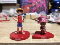ワンピース　コカコーラ　フィギュア（ルフィ&チョッパー）のサムネイル