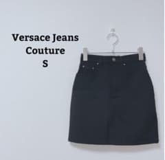VERSACE ヴェルサーチェジーンズクチュールミニスカートストレッチ