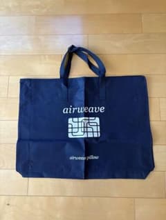 airweave ピロー ソフト 収納バッグ付き airweave ピローソフト収納バッグ ネイビー - メルカリ