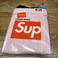 supreme×Hanes ボクサーブリーフ ピンクS 1枚 - メルカリ